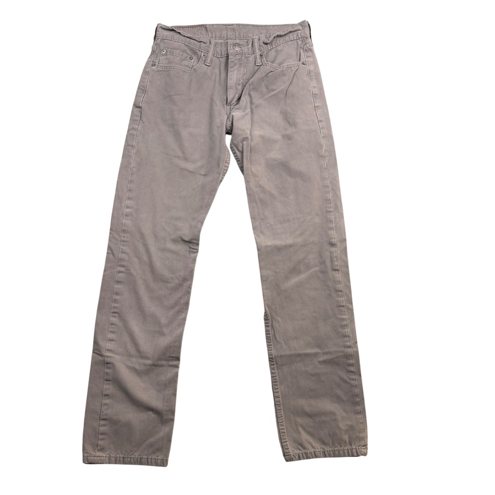 Levis 502 Regular Taper Pants Mens 29x32 Gray Tapered Leg Jeans 29507-0112